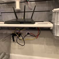 Under-desk equipment and cable routing