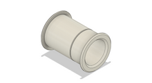 Load image into Gallery viewer, 3" ID cable pass through wall port that fits a wall thickness of 5.50" - 7.25" in Thickness.
