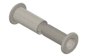 1.0" ID Wall Eye - Fits Wall/Barrier Thickness of 3 1/2" - 6"
