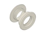Load image into Gallery viewer, 2&quot; ID Wall Eye Wall Port - 3/4&quot; - 1&quot; Thickness Capacity