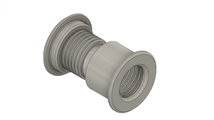 2" ID Wall Eye - Fits a Wall or Barrier Thickness of Between 2 5/8" - 3 3/4".