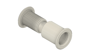 2" ID White Wall Eye Wall Port which fits a wall thickness of between 4 1/8"" - 6 5/8" Wall Thickness.