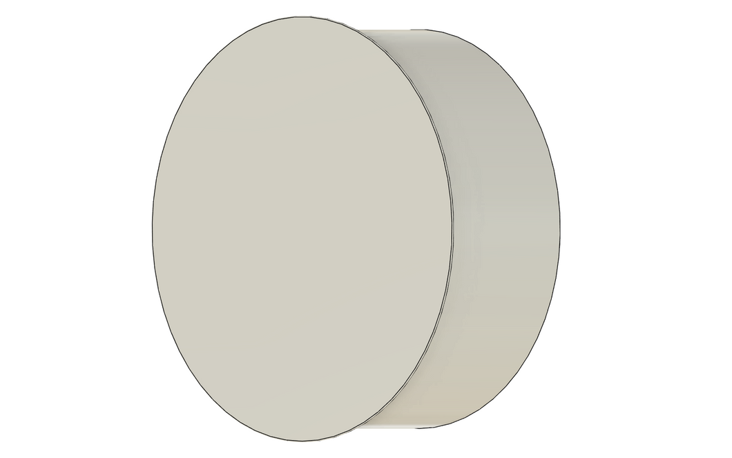 4 in ID Solid Cap - Fits 4